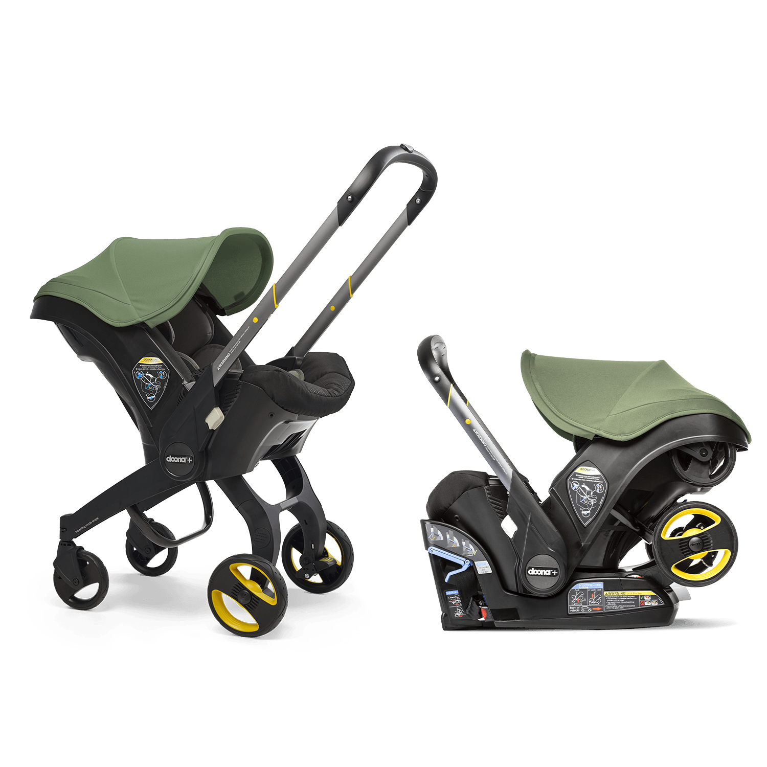 Doona Infant Car Seat and Stroller in Desert Green